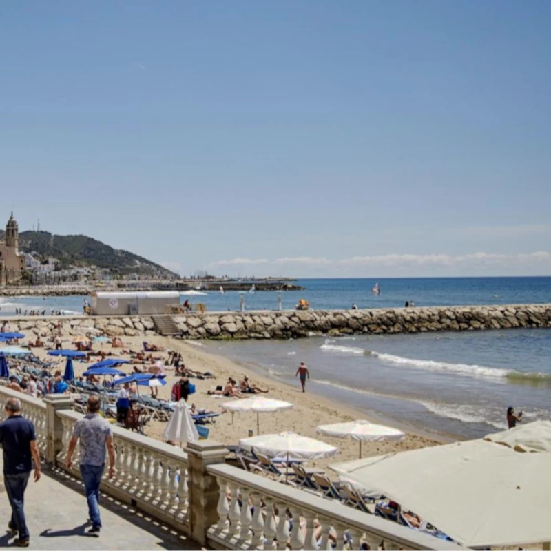 Platja-de-la-Bassa-Rodona-sitges-tourist-attraction-beach